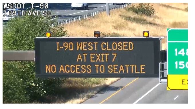 Traffic debacle on I 90 What went wrong The Seattle Times