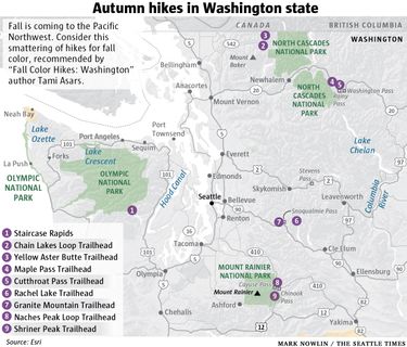 âFall Color Hikes: Washingtonâ author explains why she loves autumn hikes in WA – The Seattle Times