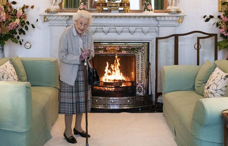 FILE – Britain’s Queen Elizabeth II waits in the Drawing Room before receiving Liz Truss for an audience at Balmoral, in Scotland, Tuesday, Sept. 6, 2022, where Truss was invited to become Prime Minister and form a new government. Buckingham Palace says Queen Elizabeth II is under medical supervision as doctors are â€œconcerned for Her Majestyâ€™s health.â€ The announcement comes a day after the 96-year-old monarch canceled a meeting of her Privy Council and was told to rest.(Jane Barlow/Pool Photo via AP, File) AMB120 AMB120