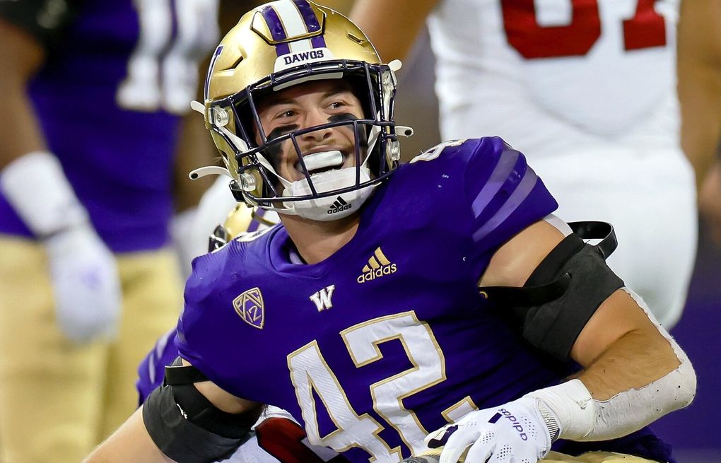 How hard-hitting Husky legacy Carson Bruener embraced his role as UW's  special teams ace | The Seattle Times