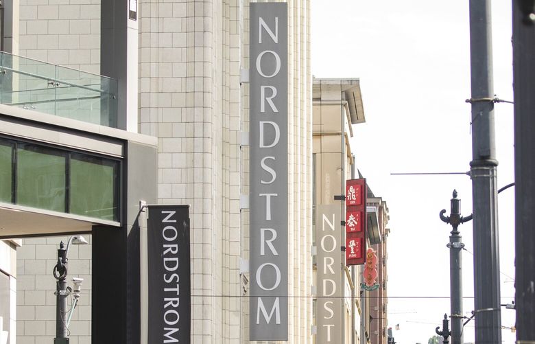 Nordstrom’s flagship store in Downtown Seattle, Wednesday August 14, 2019. 211172