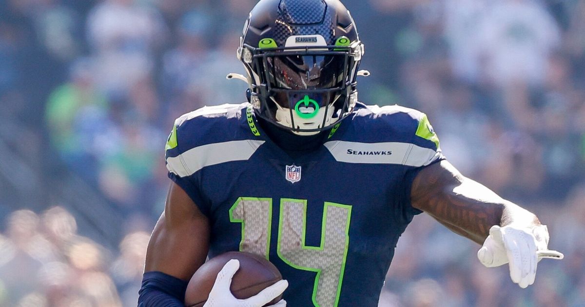 Bob Condotta on X: DK Metcalf's page in the Seahawks media notes