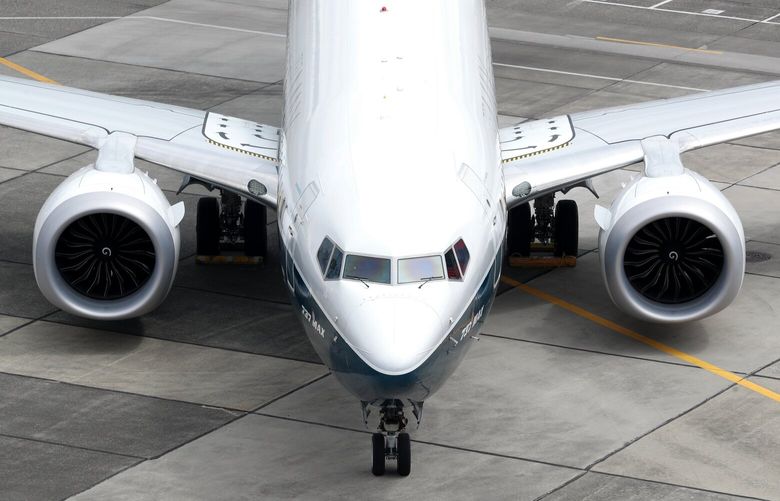 Boeing Seattle Delivery Center – 737 MAX – 061422

A Boeing 737-7 flight test airplane, the smallest in the MAX family sits on the tarmac outside Boeing’s Seattle Delivery Center at Boeing Field Tuesday, June 14, 2022 in Seattle, Wash. 220676
