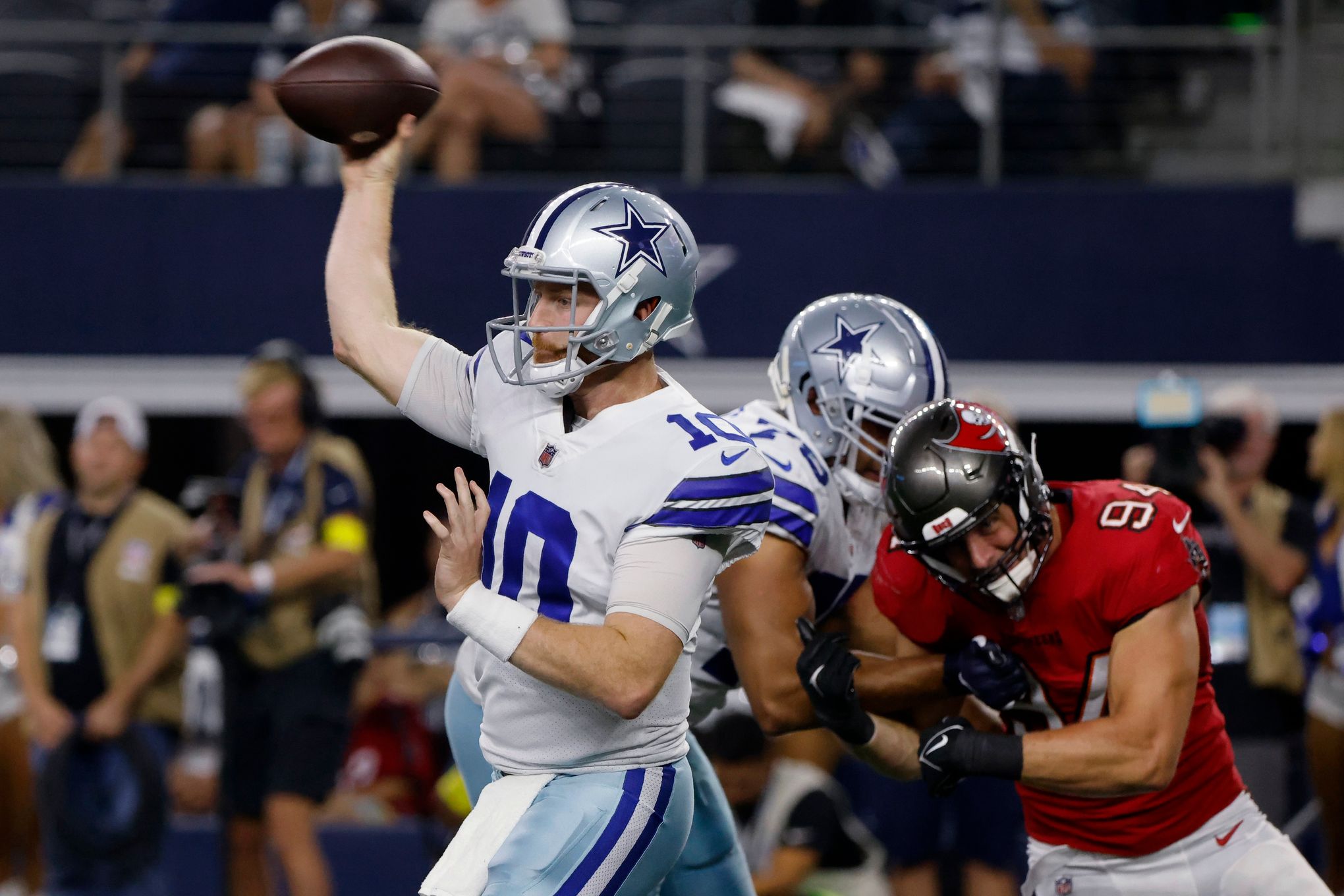 With Dak down, Cooper Rush passes Cowboys past Vikings 20-16