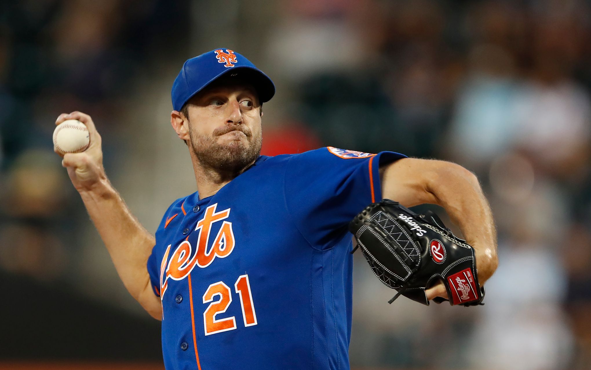 Mets pitcher Max Scherzer suffers oblique injury during Pujols at