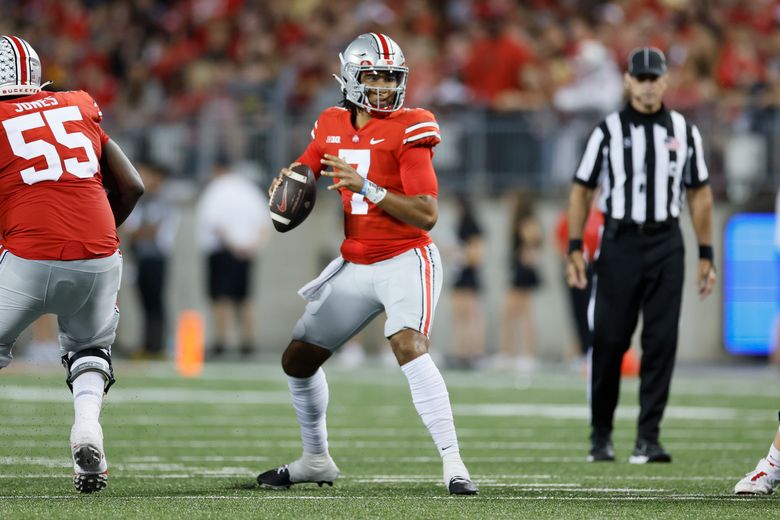 Grading C.J. Stroud in Ohio State football's home win against