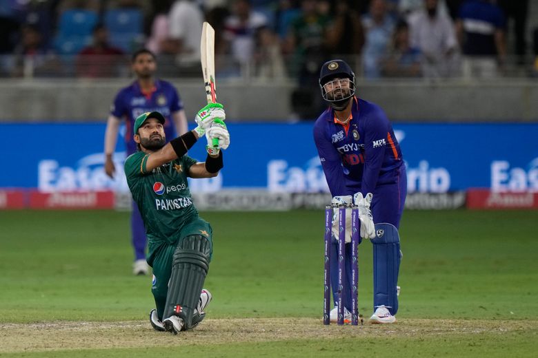 Rizwan, Nawaz set up Pakistan's record win over India | The Seattle Times