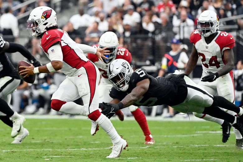 Cardinals' Kyler Murray struck by fan at Raiders' Allegiant Stadium, Raiders News