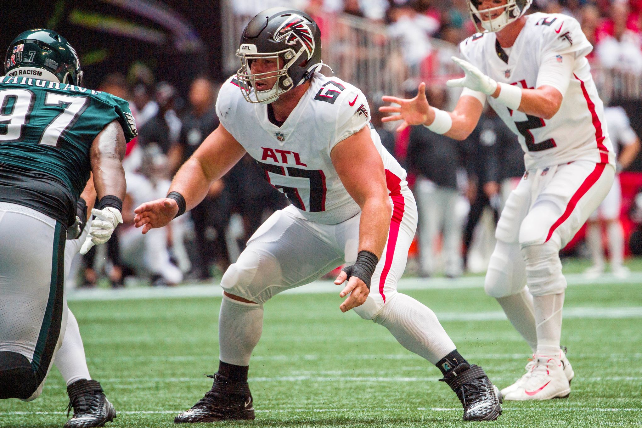 Center Dalman set to start in Falcons opener against Saints