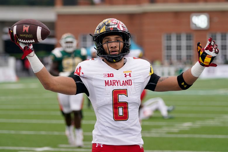 Maryland Terrapins quarterback Taulia Tagovailoa throws a pass