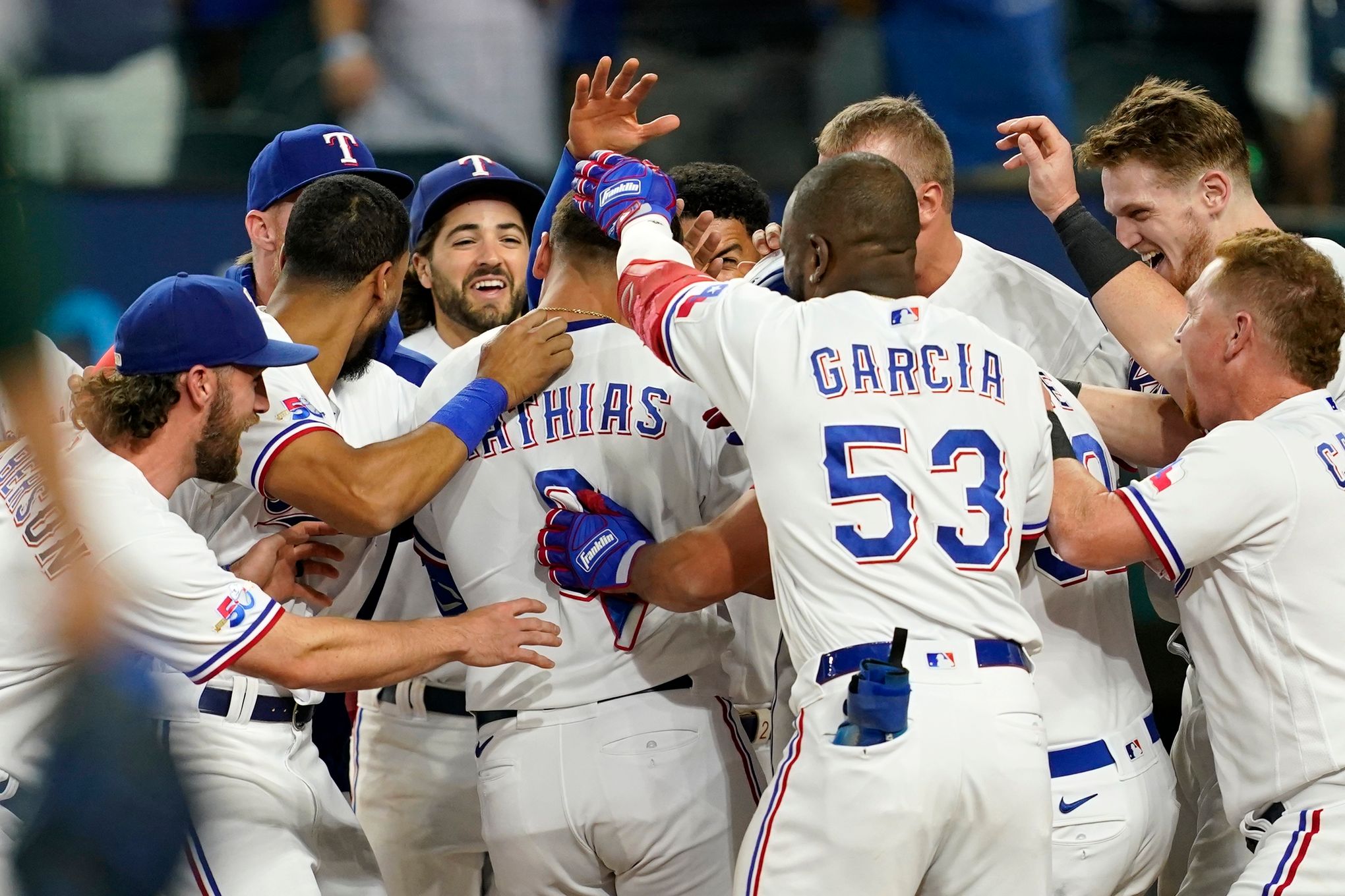 Adolis Garcia's extra-inning walk-off homer saved Rangers from