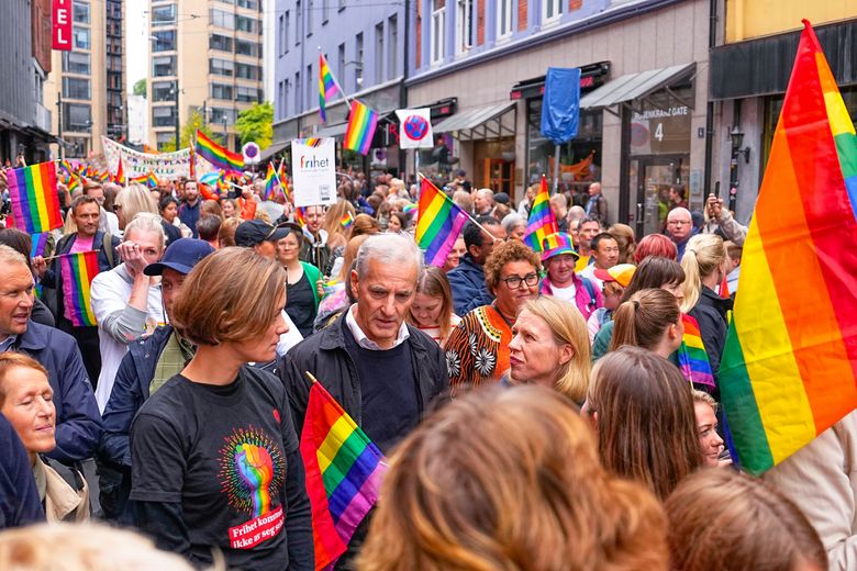 LGBT solidarity march in Norway for canceled Pride parade | The Seattle  Times