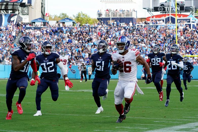 Saquon Barkley Breaks Giants Franchise Record vs. Titans