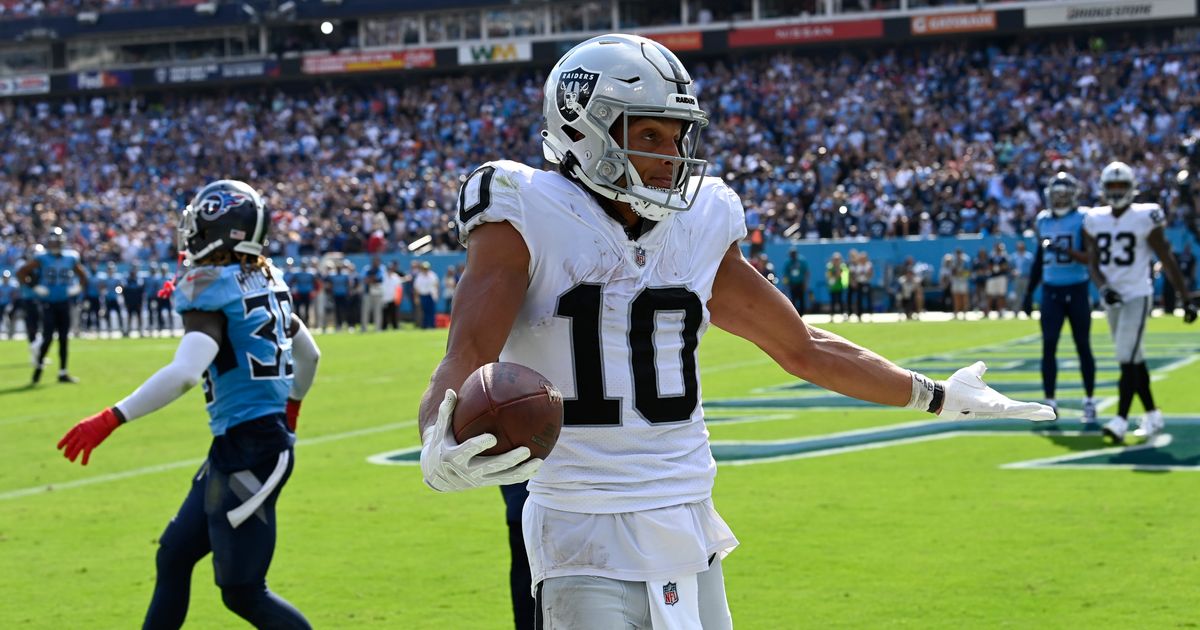 Every Mack Hollins Catch From 158-Yard Game vs. Titans in Week 3, Raiders