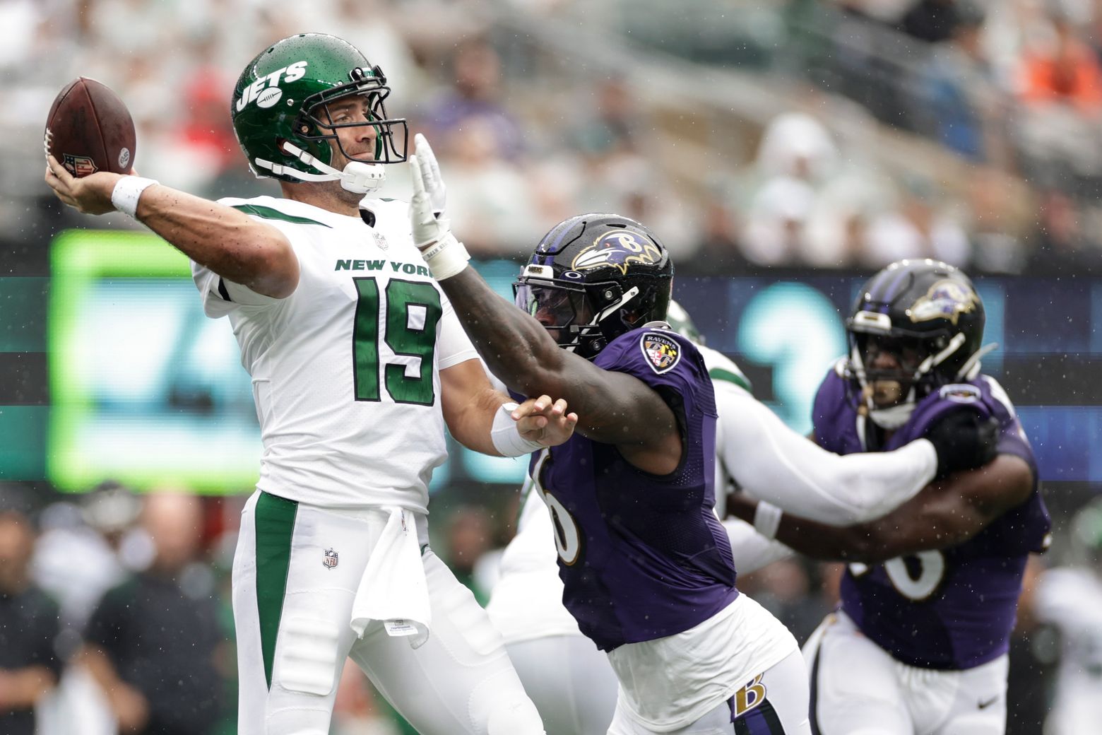 Jets' Robert Saleh sticking with Joe Flacco at QB vs. Browns