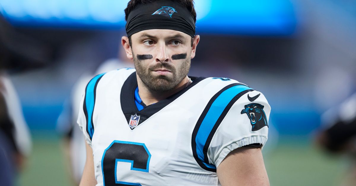 Panthers' Mayfield denies using malicious words vs. Browns