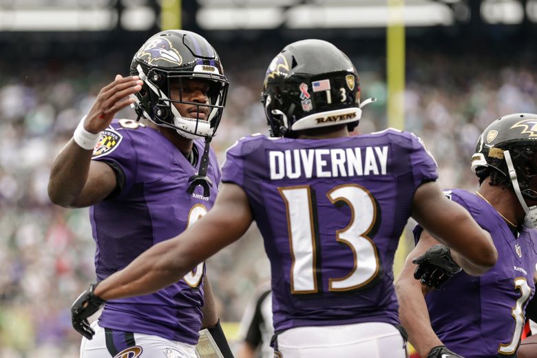 Lamar Jackson throws 3 TD passes, Ravens cruise past Jets 24-9 - Washington  Times