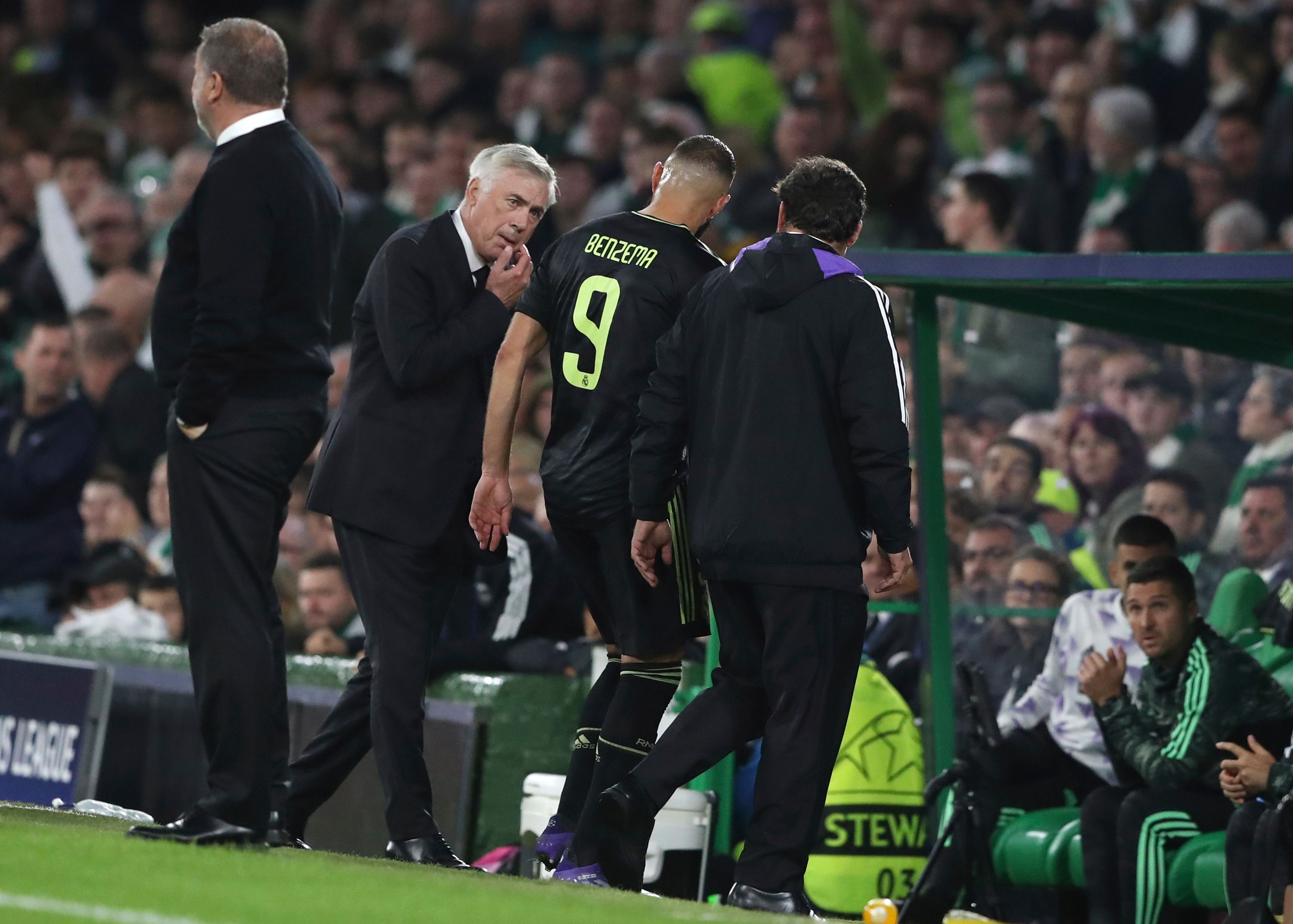 Benzema injured in Real Madrid's game against Celtic | The Seattle Times