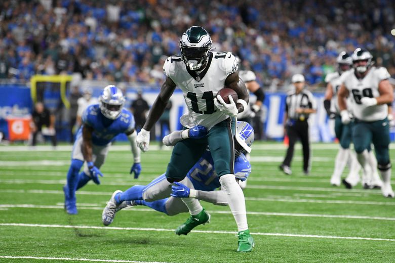 WR Brown 'always open' in sensational debut for Eagles