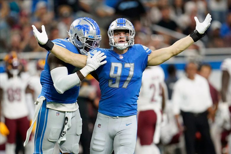 Lions top Commanders 36-27 as Jared Goff throws 4 TD passes - Chicago  Sun-Times