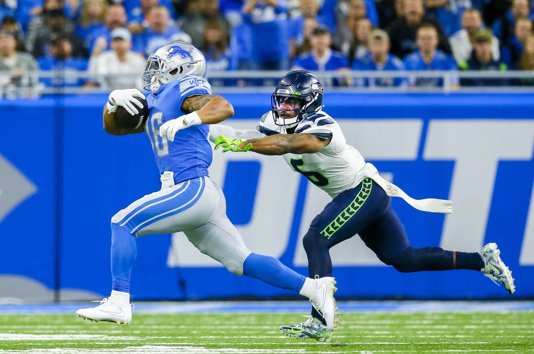 Reporter Bob Condotta grades the Seahawks' 48-45 win over the Lions