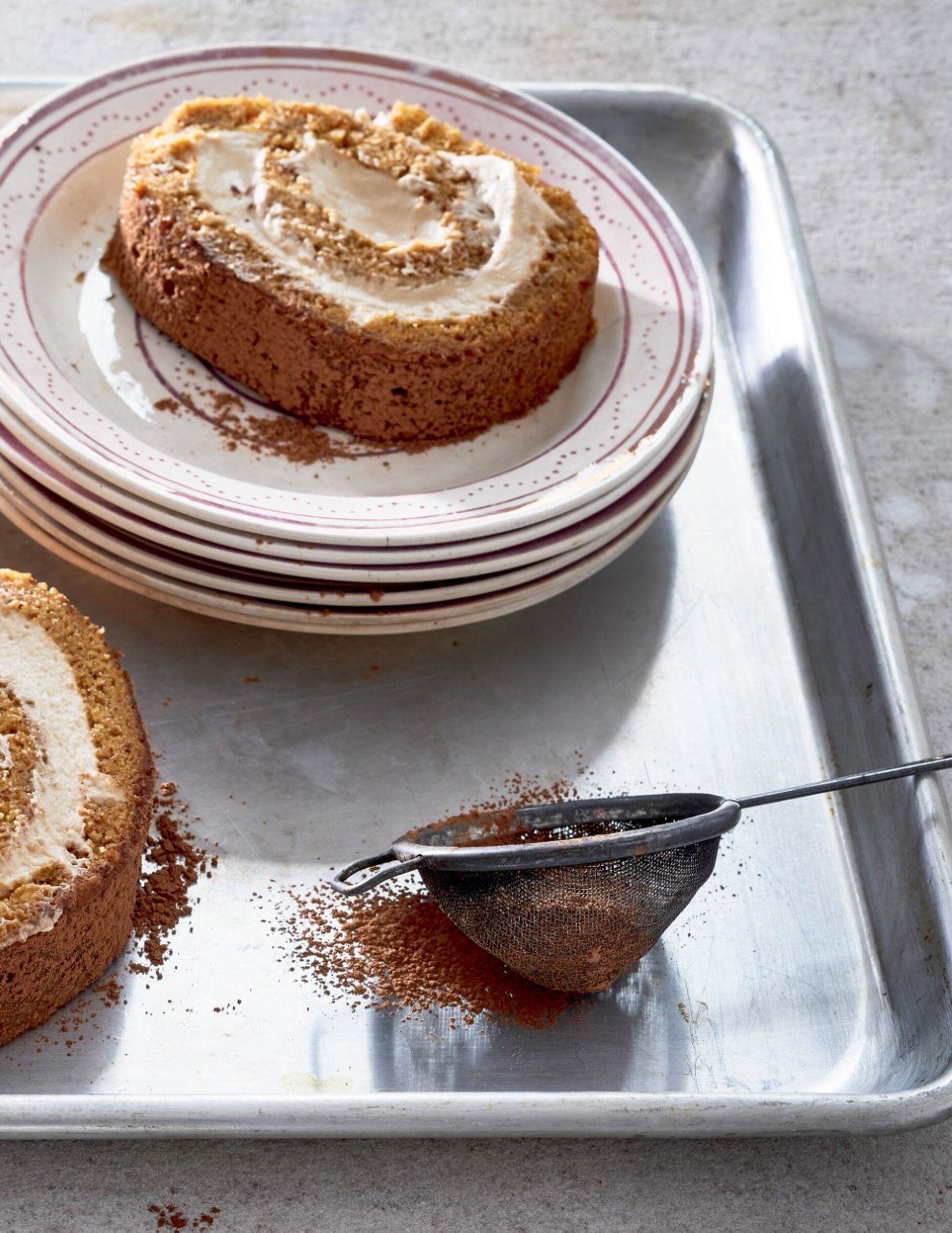 Tiramisu Cake Roll - Baking With Butter