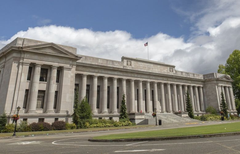 Washington State Supreme Court Building in Olympia, WA, shot Friday, July 16, 2021. 217663