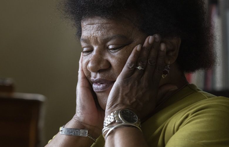 Michelle Osborn, a Roosevelt High grad who experienced integration in its earliest stages, speaks in her Seattle home about what she went through in high school while being bussed to Roosevelt High School and her life afterwards, shot Monday, June 6, 2022.  Her bussing was volunteered by her family because they felt that Roosevelt High was the best school for their children to attend.

Fifteen years ago, the Supreme Court of the United States ruled that Seattle’s use of a racial tiebreaker to decide admission to high schools was unconstitutional. It put an end to more than 3 decades of efforts by the school district to racially integrate the schools. A Seattle Times analysis shows that schools today are many times more segregated than they were in the 1980s. 220613