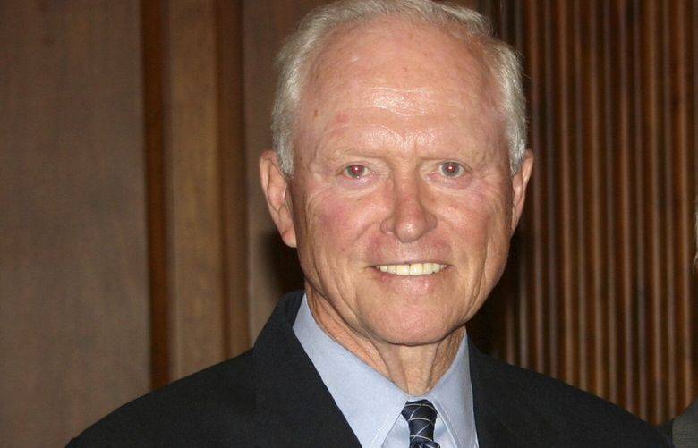 FILE – Former U.S. Attorney General Benjamin Civiletti, left, on July 10, 2008 in Annapolis, Md. Civiletti, has died at age 87. The current attorney general, Merrick Garland, announced the death of his former boss and hailed what he called Civiletti’s “skill, integrity and dedication.†The Baltimore Sun reports that Civiletti died Sunday evening, Oct. 16, 2022, of Parkinson’s at his home in Lutherville, Md. (AP Photo/Brian Witte, File) WX107 WX107