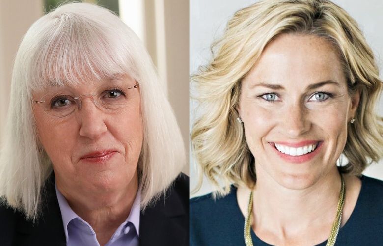 Patty Murray, left, and Tiffany Smiley
