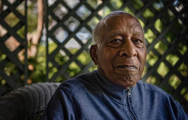 Daniel Smith at his home in Washington, D.C., in July 2020. Smith, who was 90 when he died Oct. 19 in Washington, was one of the last remaining children of enslaved Black Americans, and a rare direct link to slavery in the United States. (Washington Post photo by Salwan Georges)