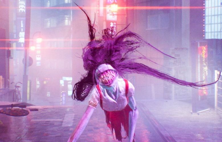 A screenshot from Ghostwire: Tokyo.