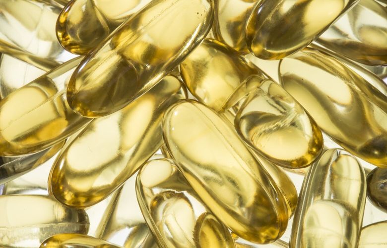 FILE â€” Fish oil pills, in New York, March 27, 2015. A Danish study found that women who took fish-oil capsules during the last three months of pregnancy significantly lowered the risk that their children would develop asthma. (Tony Cenicola/The New York Times) XNYT97