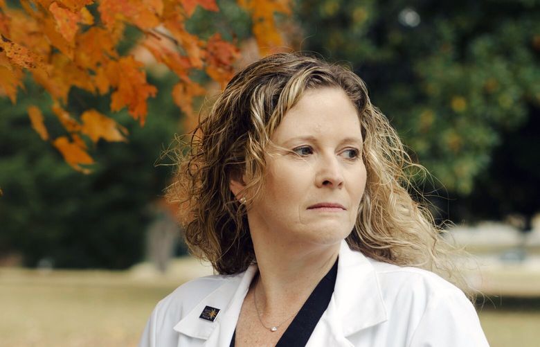 Dr. Nikki Zite, a professor at a University of Tennessee OB-GYN residency program, in Knoxville, Tenn., on Oct. 17, 2022. Zite worries that top-tier candidates will not apply there because abortions cannot be performed in the state. (Morgan Hornsby/The New York Times) XNYT57 XNYT57
