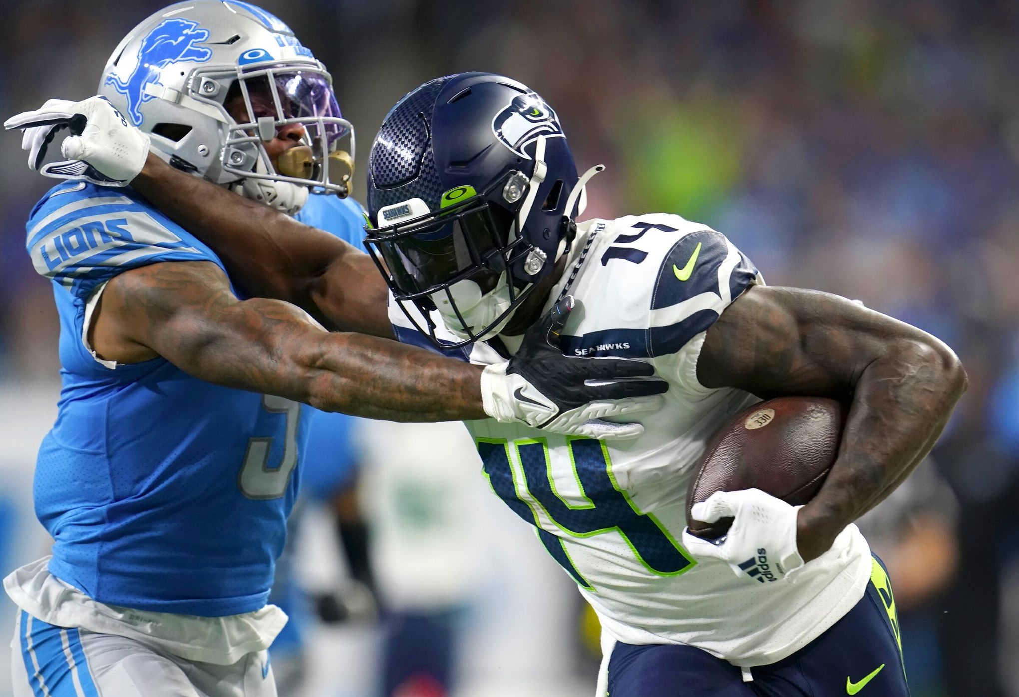 Reporter Bob Condotta grades the Seahawks' 48-45 win over the