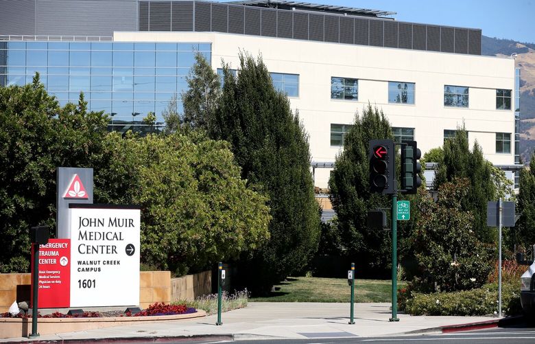 The John Muir Medical Center is seen along Ygnacio Valley Road in Walnut Creek, Calif., on Wednesday, July 22, 2020. (Jane Tyska/Bay Area News Group/TNS)