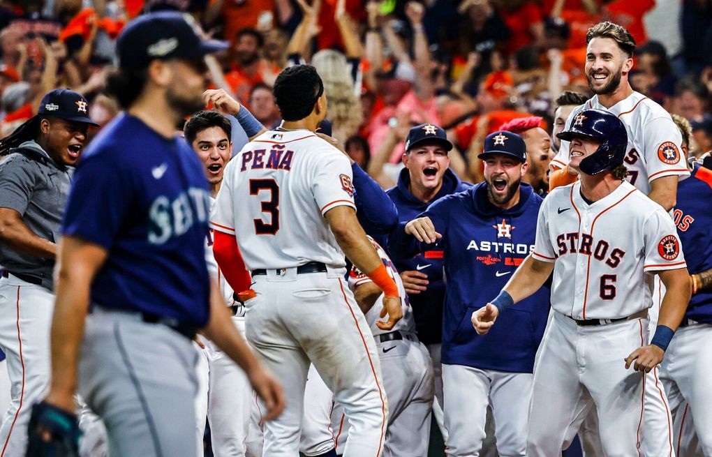 Houston Astros: 14-1 rout of Texas Rangers and Seattle Mariners loss allows  defending World Series champs to top of AL West - ABC13 Houston