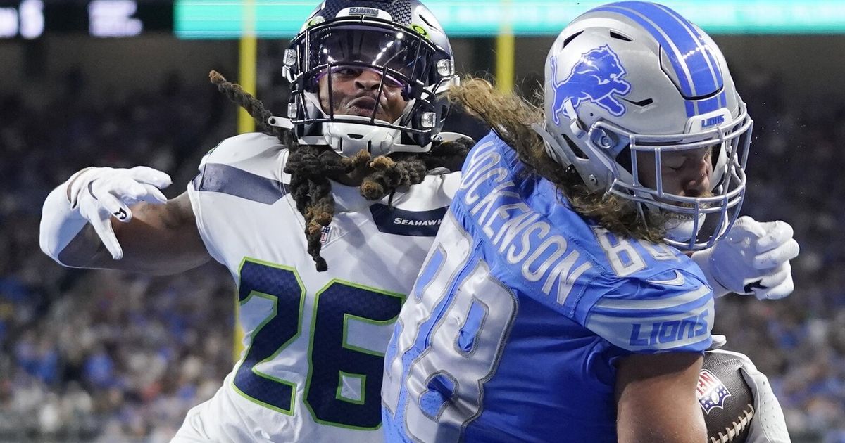 Seattle Seahawks safety Ryan Neal (26) during an NFL football game against  the Denver Broncos, Monday, Sept. 12, 2022, in Seattle, WA. The Seahawks  defeated the Bears 17-16. (AP Photo/Ben VanHouten Stock Photo - Alamy