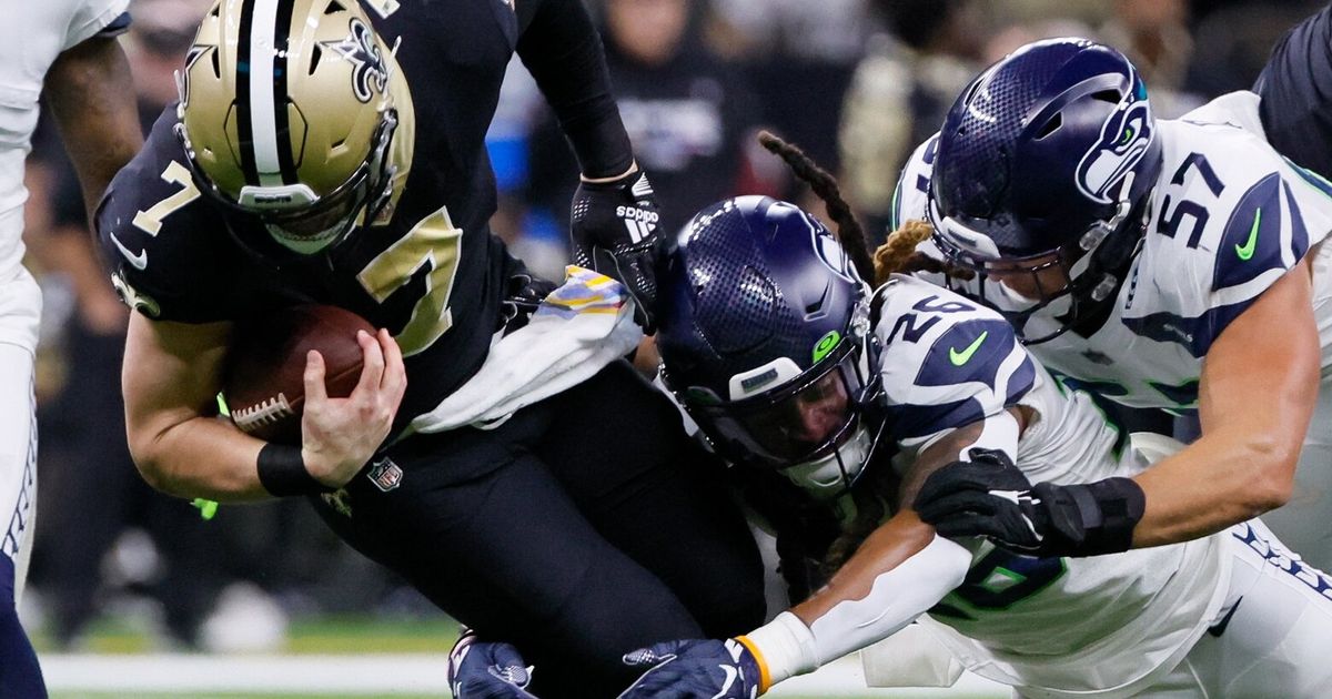 Campbell tries to shield defense after 48-45 loss to Seattle