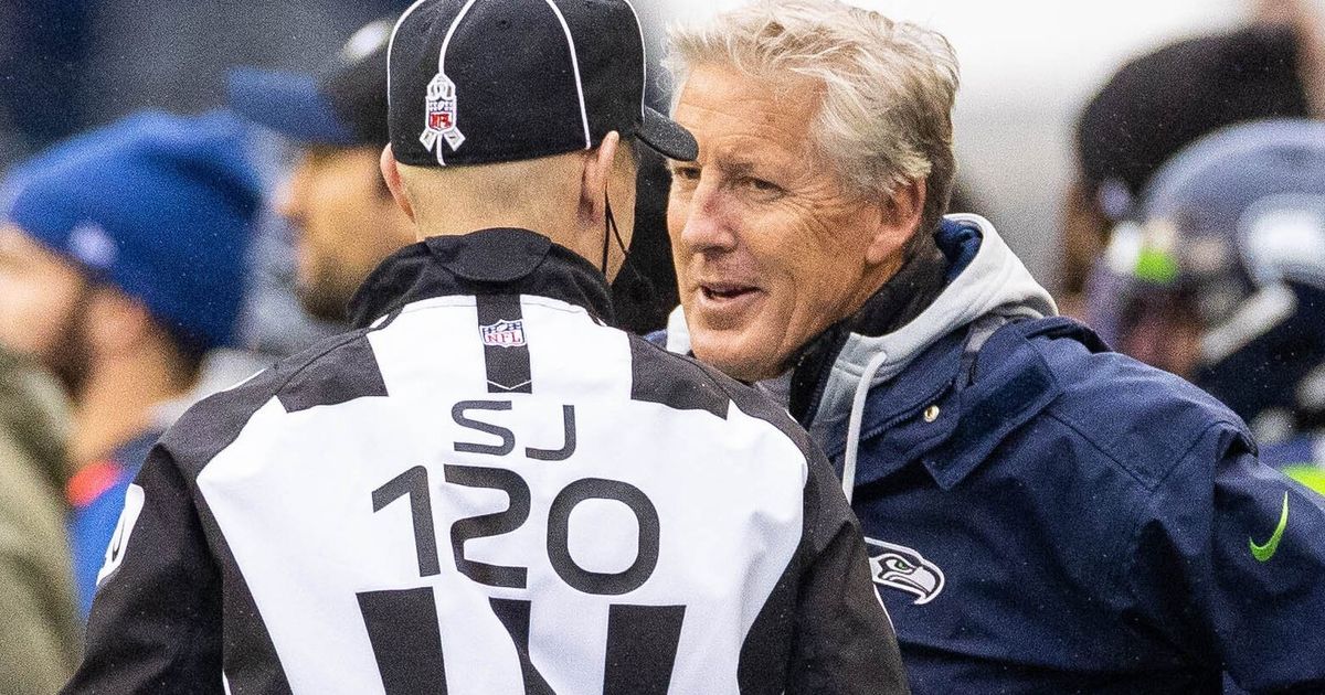 NFL referee Jerome Boger, who threw a flag on the 'Seattle