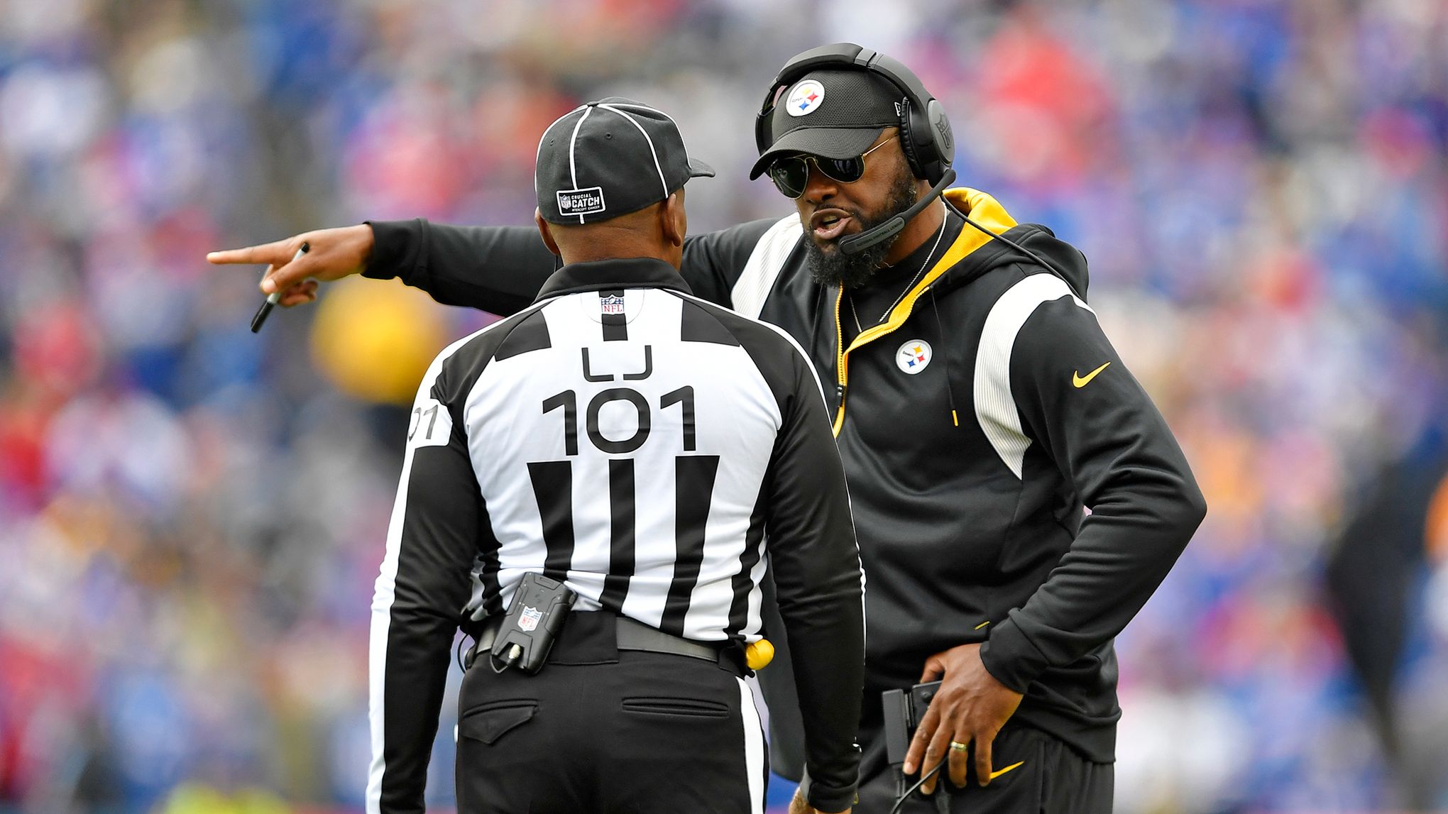 Mike Tomlin Gets 'Defensive' about George Pickens