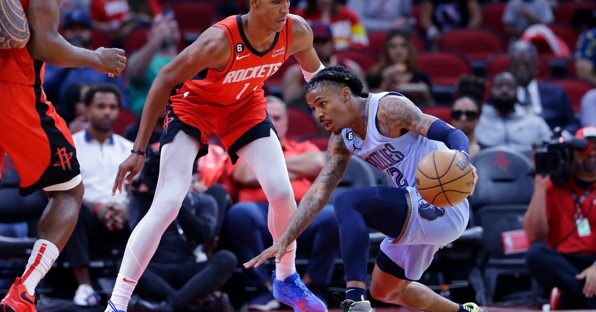 Ja Morant scores 49 points, Grizzlies beat Rockets 129-122 | The ...
