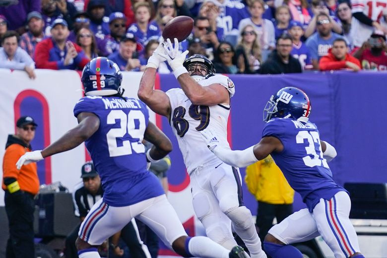 Ravens' Andrews, Saints' Landry out for Monday night game