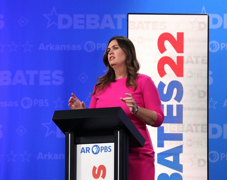 At debate, Sarah Sanders defends avoiding Arkansas press | The 