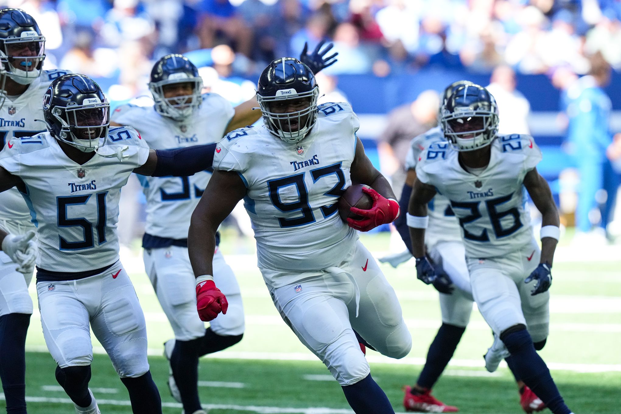 Tennessee Titans WR Treylon Burks out with foot injury in Colts game