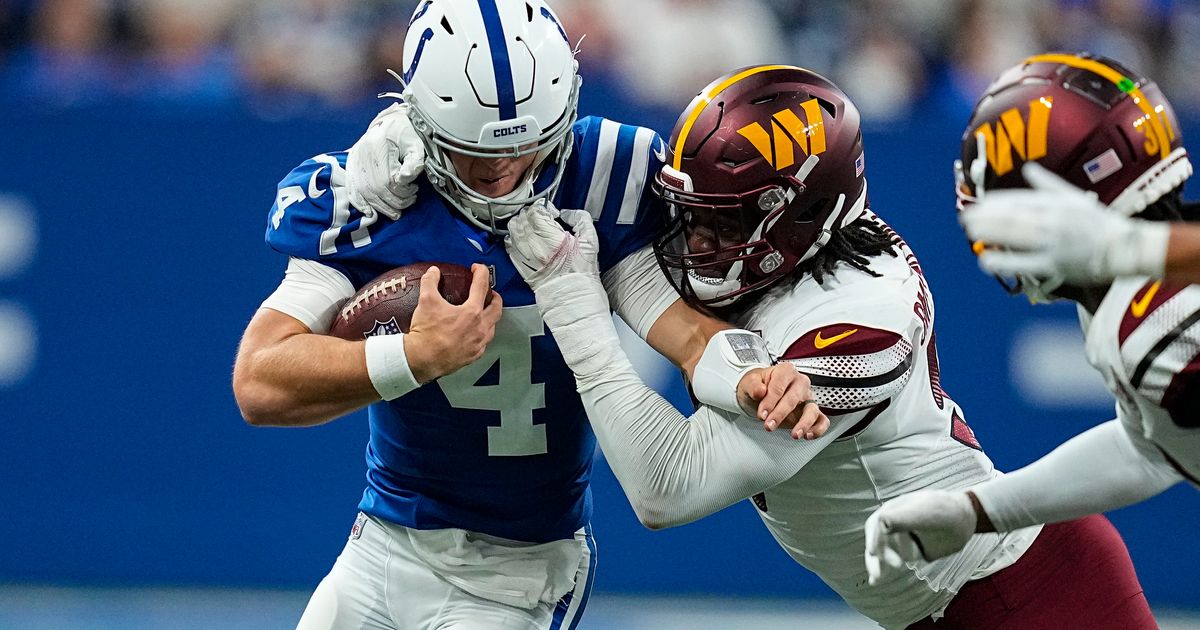 Washington QB Taylor Heinicke leads Commanders late rally over Colts