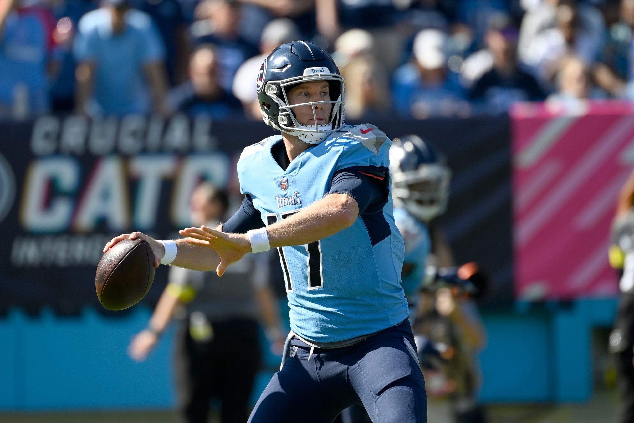 Ryan Tannehill speaks up about Tennessee Titans WR room 