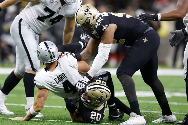 New Orleans Saints at Las Vegas Raiders on October 30, 2022