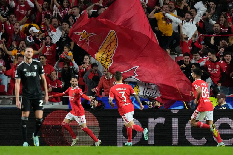 Juventus eliminated as Benfica wins 4-3 to advance in CL | The Seattle Times