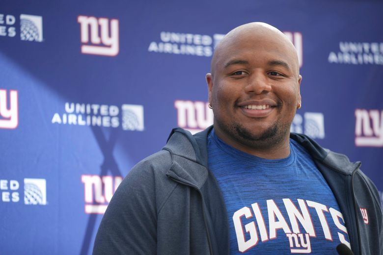 New York Giants defensive tackle Dexter Lawrence (97) after a